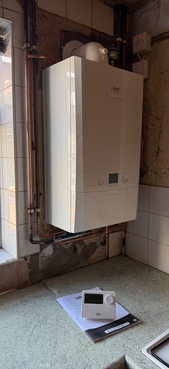 A new Worcester Bosch boiler fitted by Westlands Heating